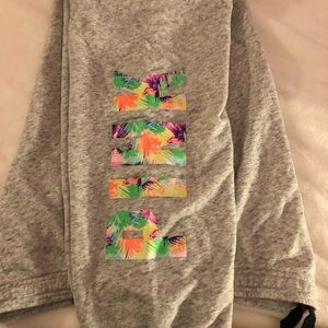 PINK Campus Sweatpants Light Marble Grey